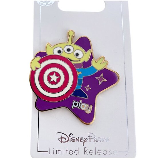 Disney Parks Toy Story Midway Mania Alien Little Green Man Play App Limited Pin - Picture 2 of 7